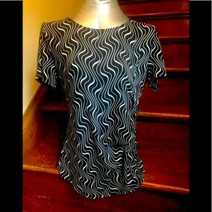 Alfani Printed Side-Drape Top, Created for Macy’s
